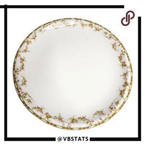 Theodore Haviland Houseware France Limoges Oval Serving Platter Floral White